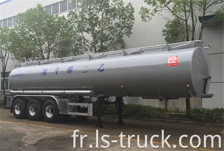 corrosive liquid tank semi trailer